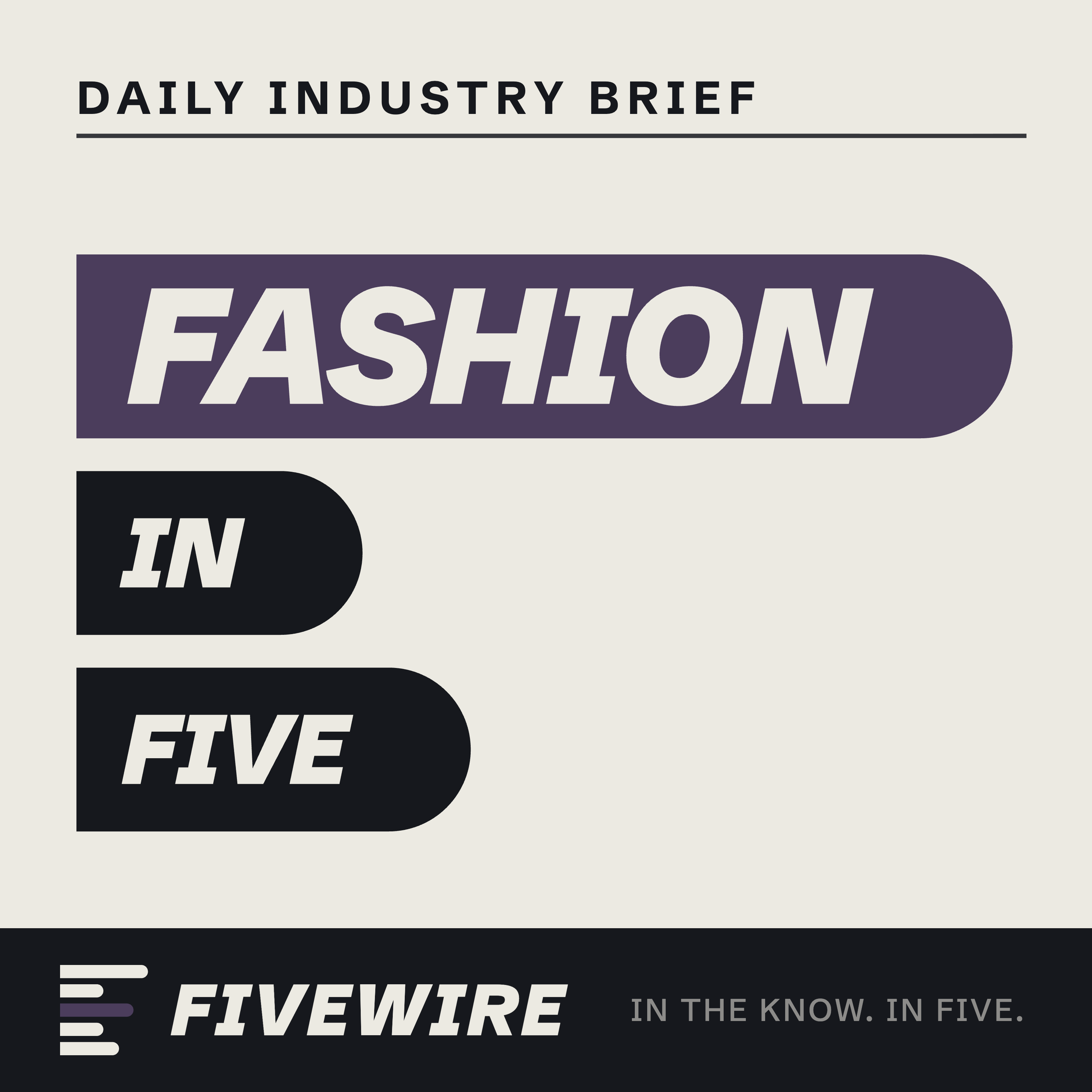 Fashion in Five
