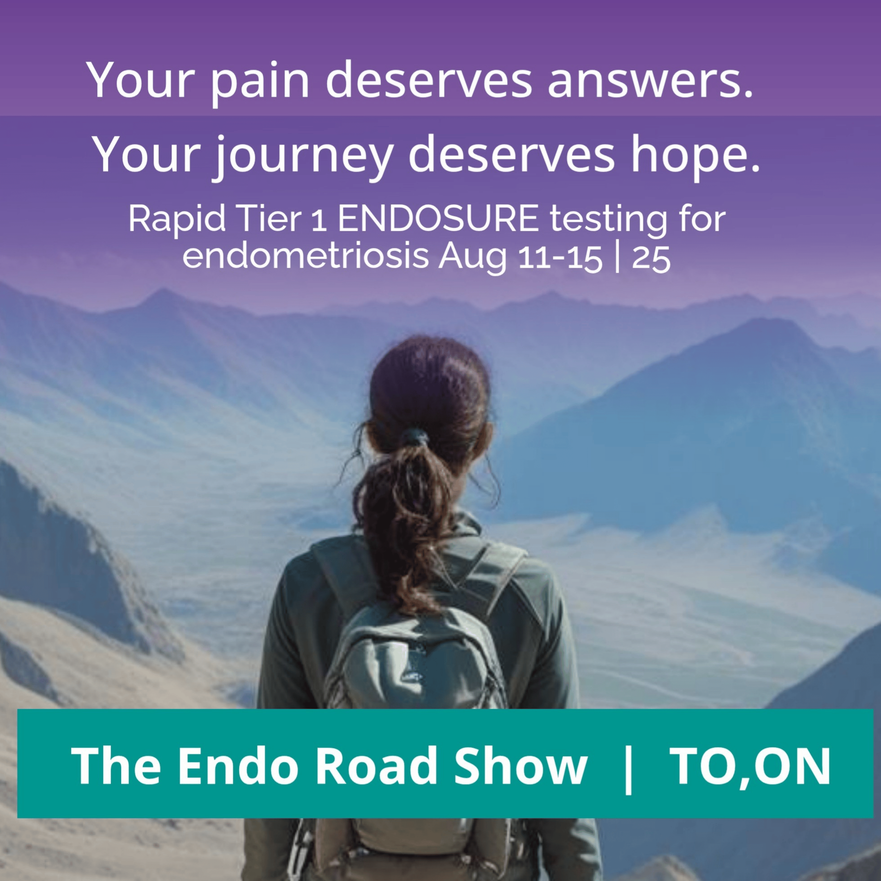 The ENDO Road Show Brings Access to Tier 1 ENDOSURE Testing to Ontario Women. With Margaret Wallis Duffy and Maria Porcellato