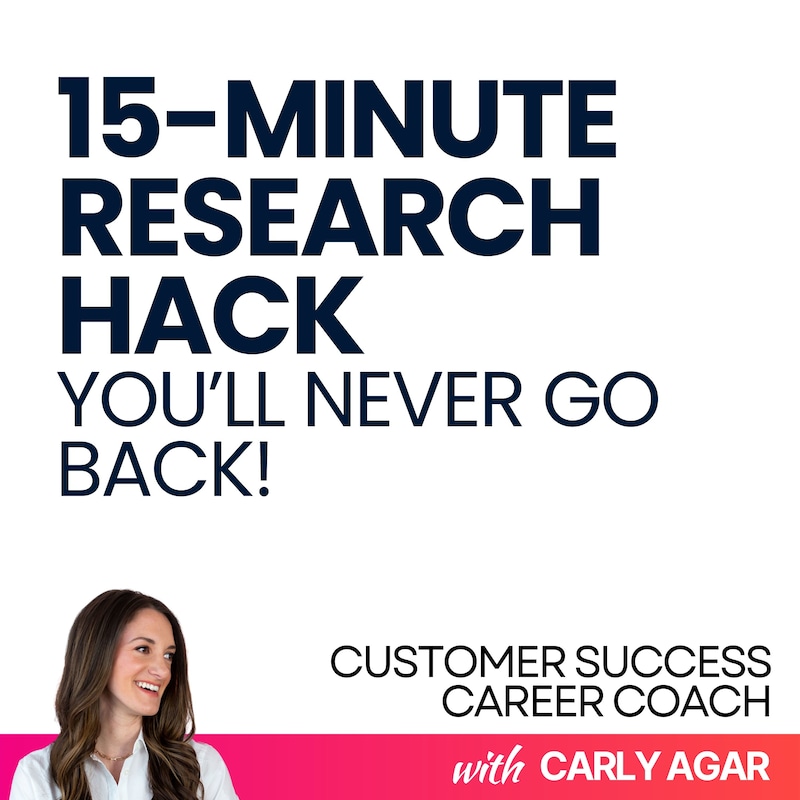 Artwork for podcast Customer Success Career Coach, Career Tips and Proven Job Interview Strategies For Every Customer Success Manager