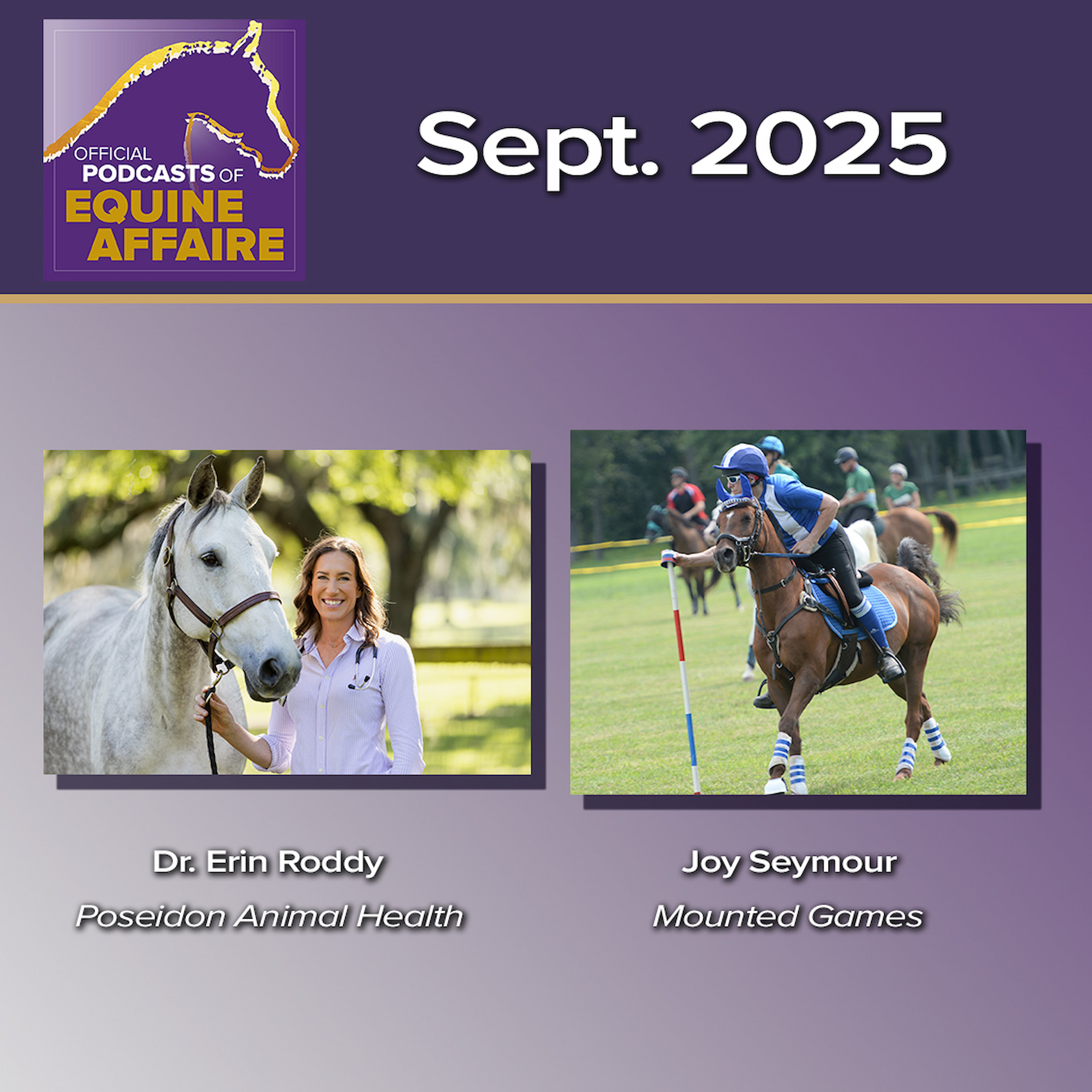 Equine Affaire:  Reading a Feed Label and Mounted Games for Adults for September 18, 2025