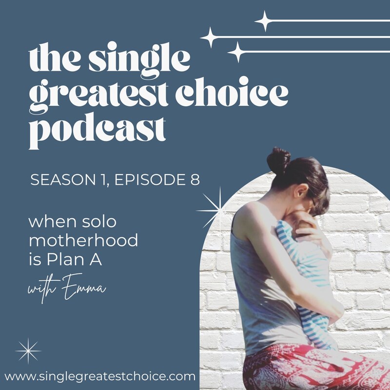 Artwork for podcast The Single Greatest Choice: For Single Women Exploring Solo Motherhood by Choice (SMBC), Fertility, and Having a Baby on Their Own Through Donor Conception or Adoption