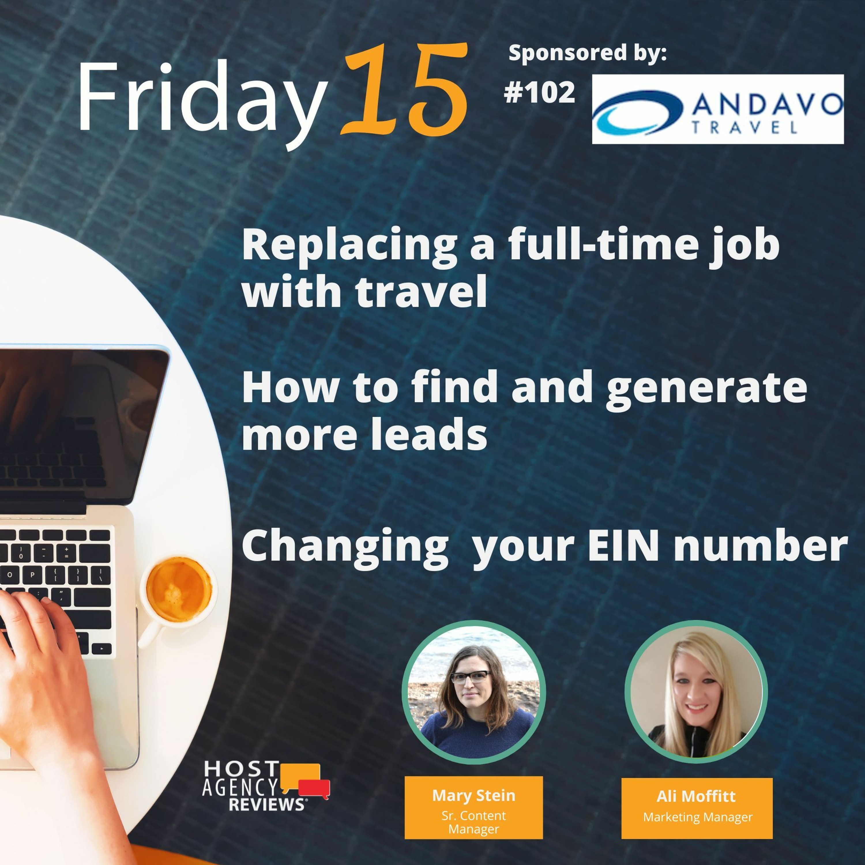 Replacing a full-time job w/ travel, how to find/generate leads, & changing your EIN number