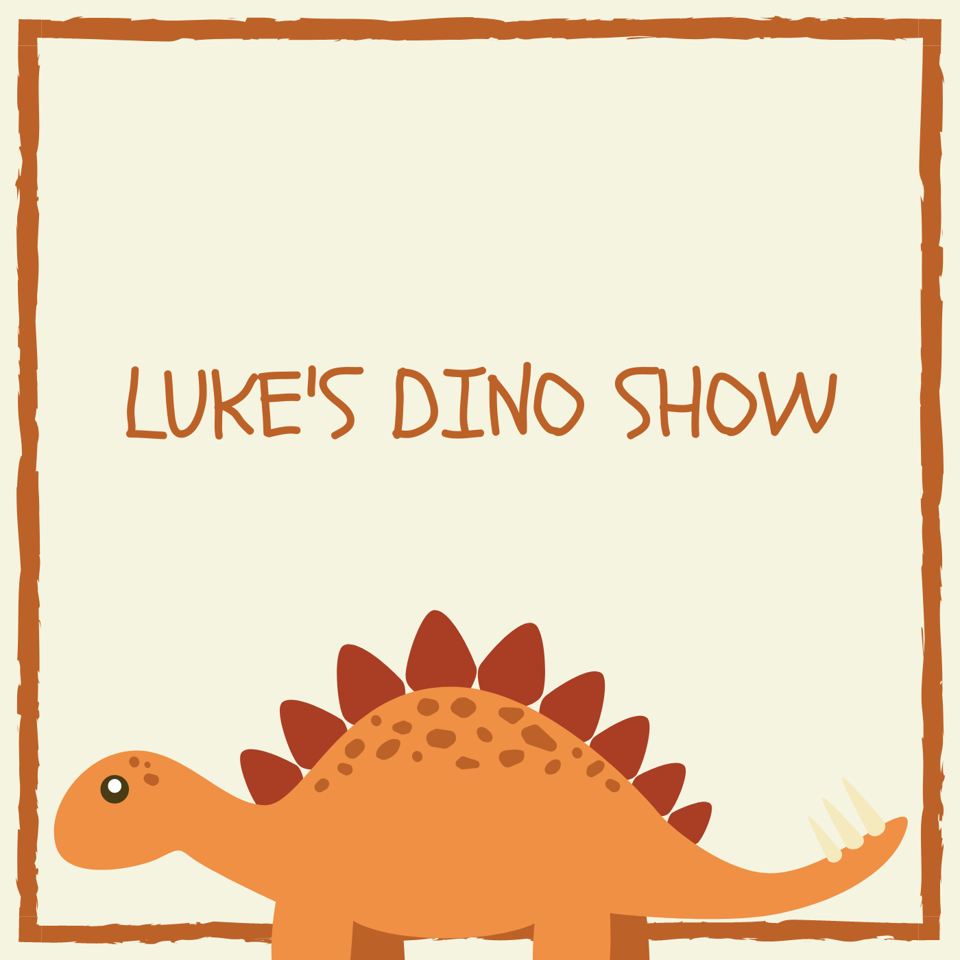Artwork for Luke's Dino Show