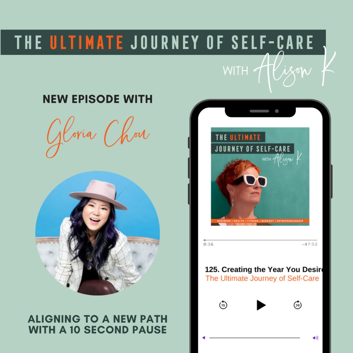 Aligning to a New Path with a 10 sec Pause with Gloria Chou