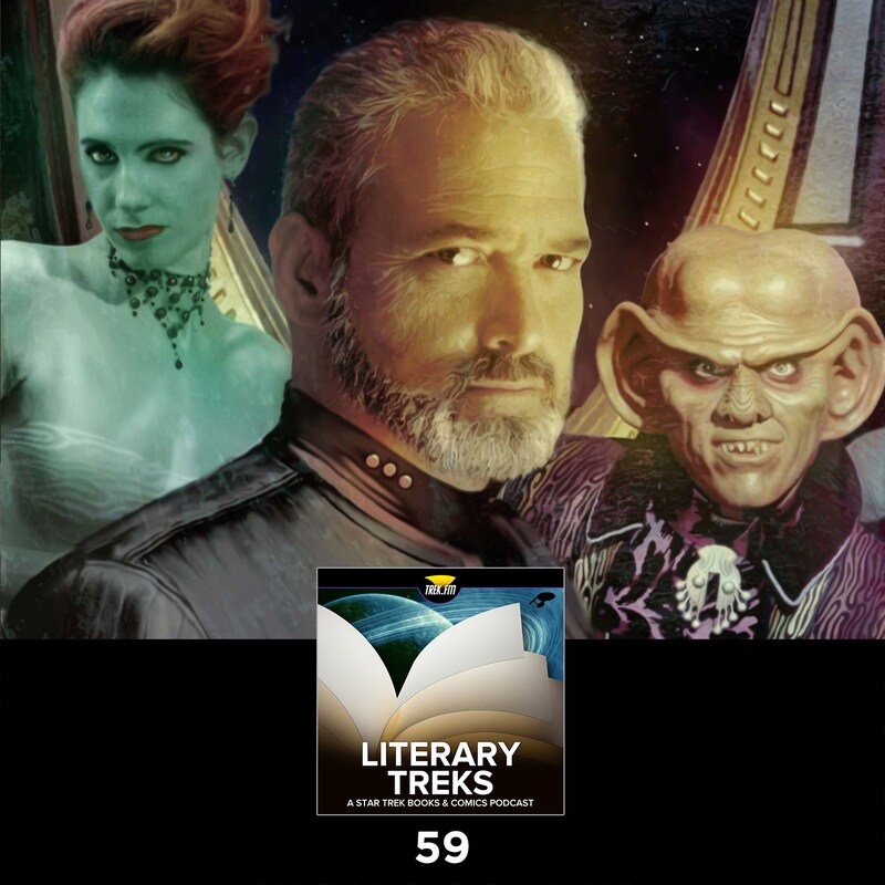 Artwork for podcast Literary Treks: A Star Trek Books and Comics Podcast
