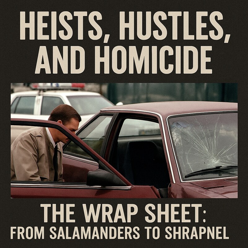 Artwork for podcast Heists, Hustles, and Homicide