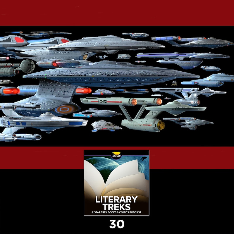 Artwork for podcast Literary Treks: A Star Trek Books and Comics Podcast