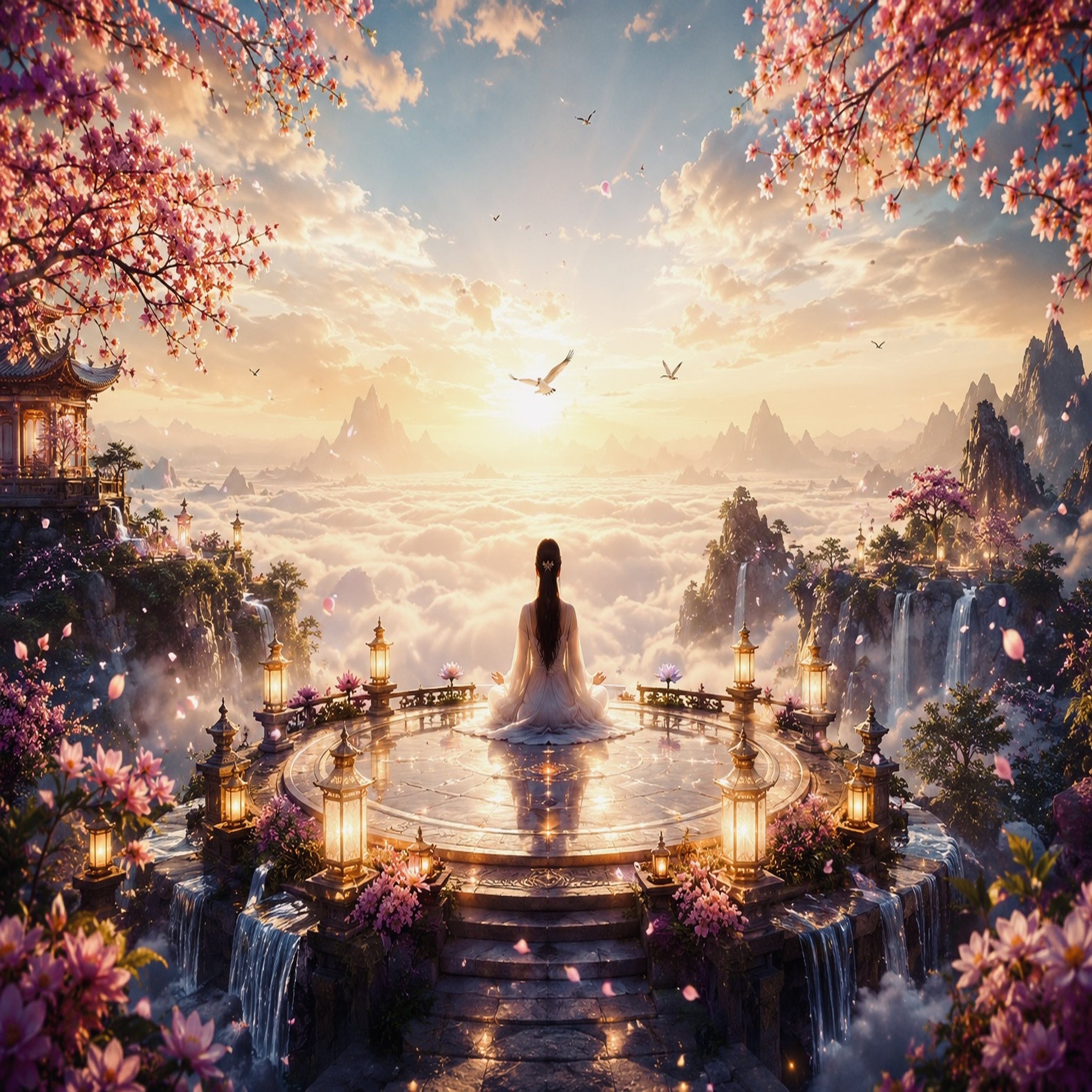 HEAVENLY CLOUD SANCTUARY ☁️ Meditation for Sleep, Healing & Inner Peace episode artwork