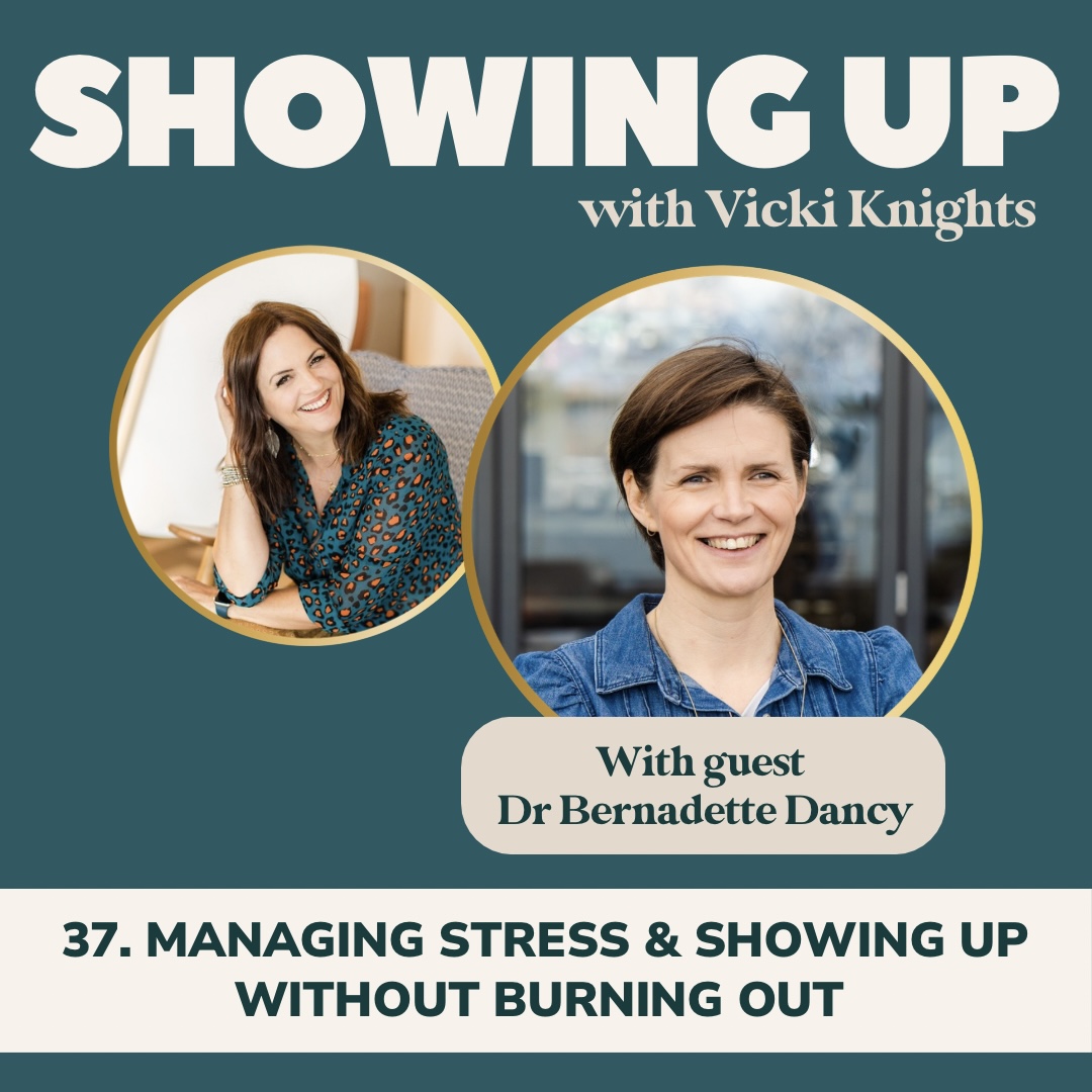 37. Managing Stress and Showing Up Without Burning Out with Dr. Bernadette Dancy