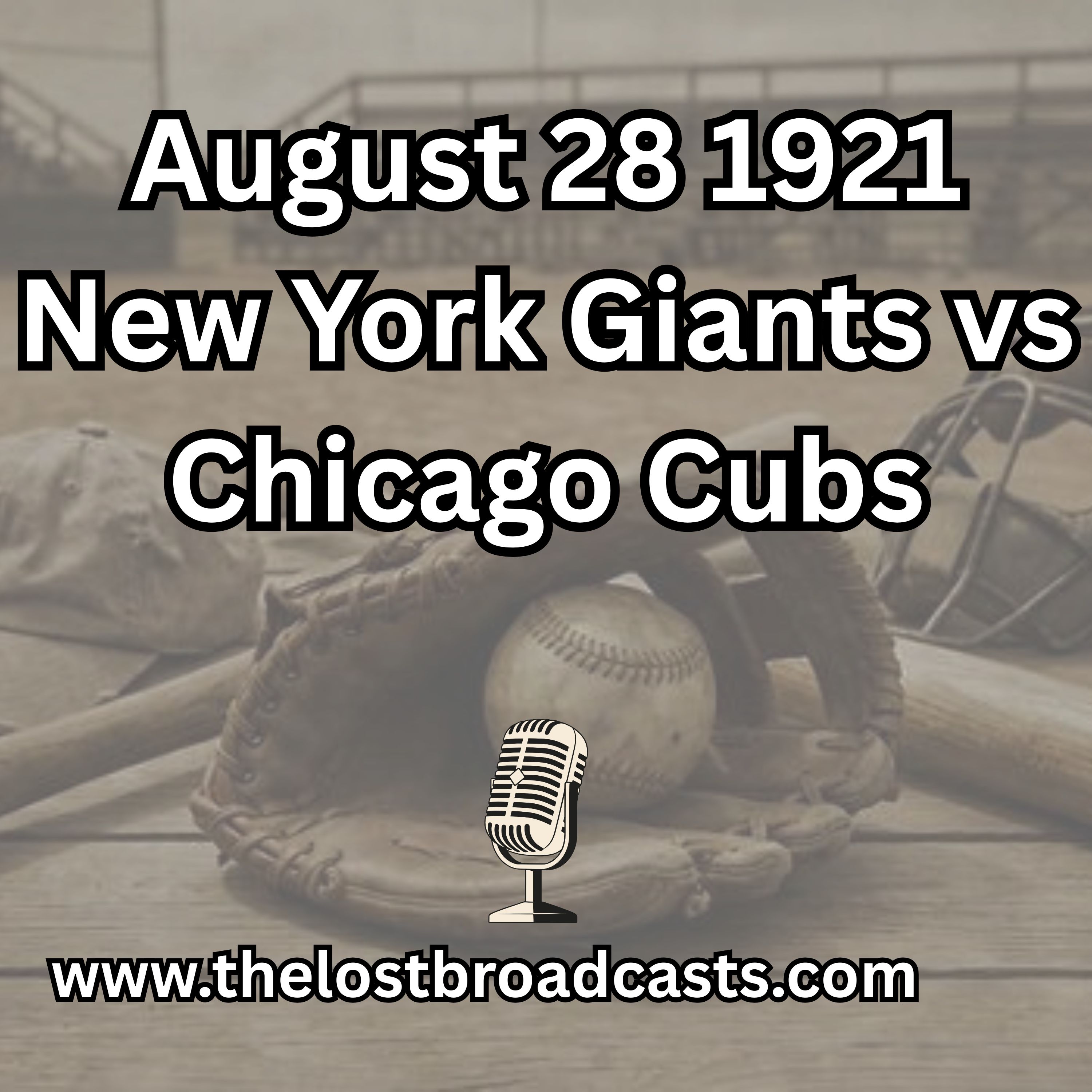 August 28, 1921 Brooklyn Dodgers vs Pittsburgh Pirates
