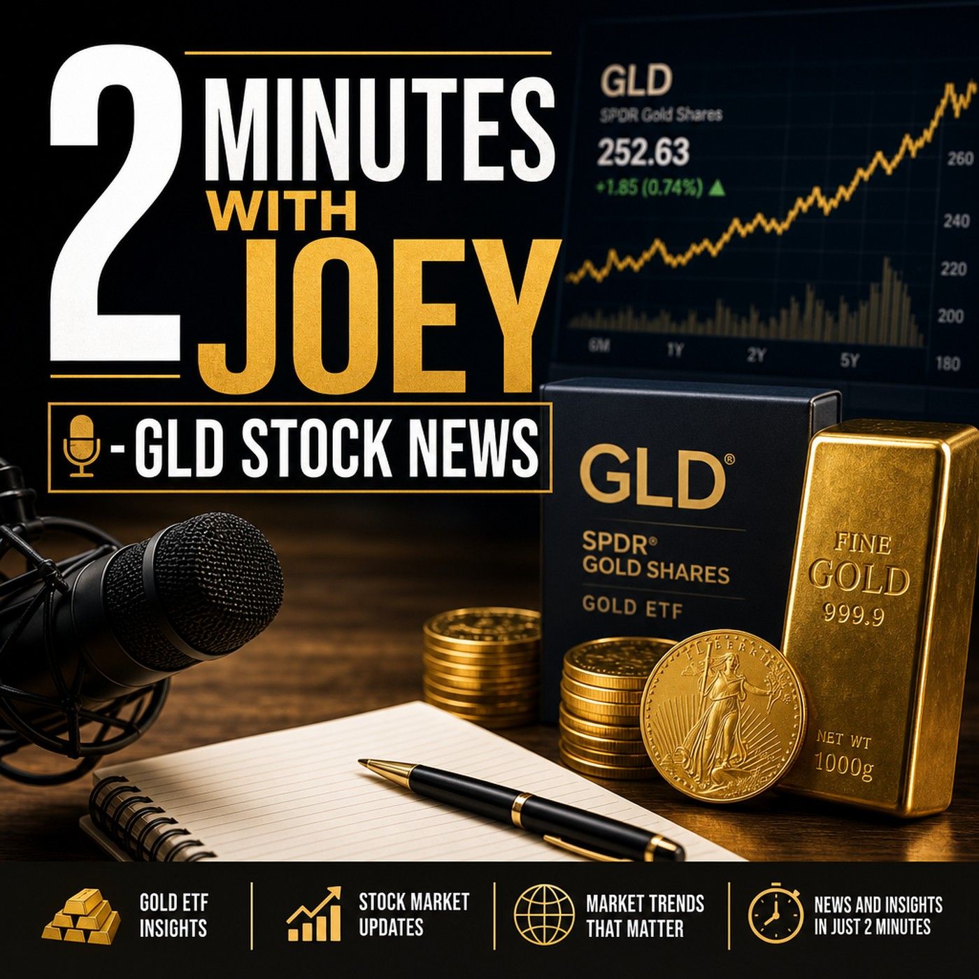 2 Minutes with Joey - GLD Stock News podcast artwork