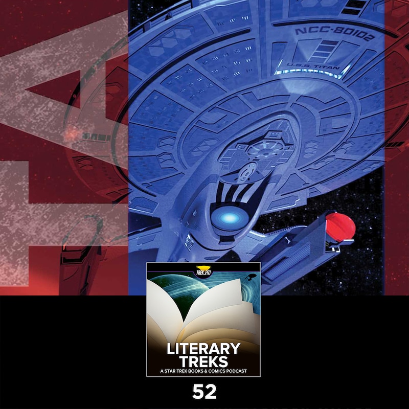 Artwork for podcast Literary Treks: A Star Trek Books and Comics Podcast