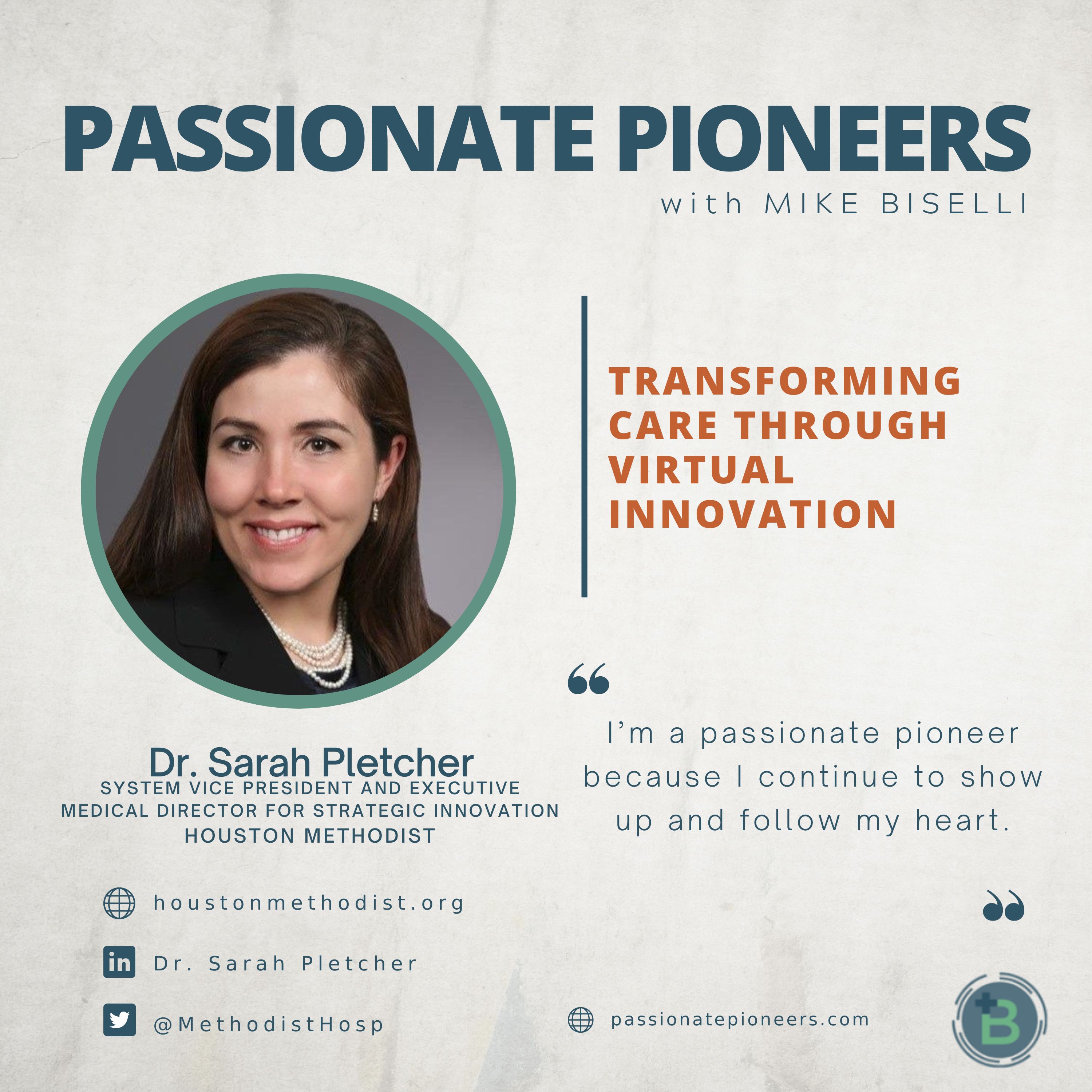 Transforming Care Through Virtual Innovation with Dr. Sarah Pletcher