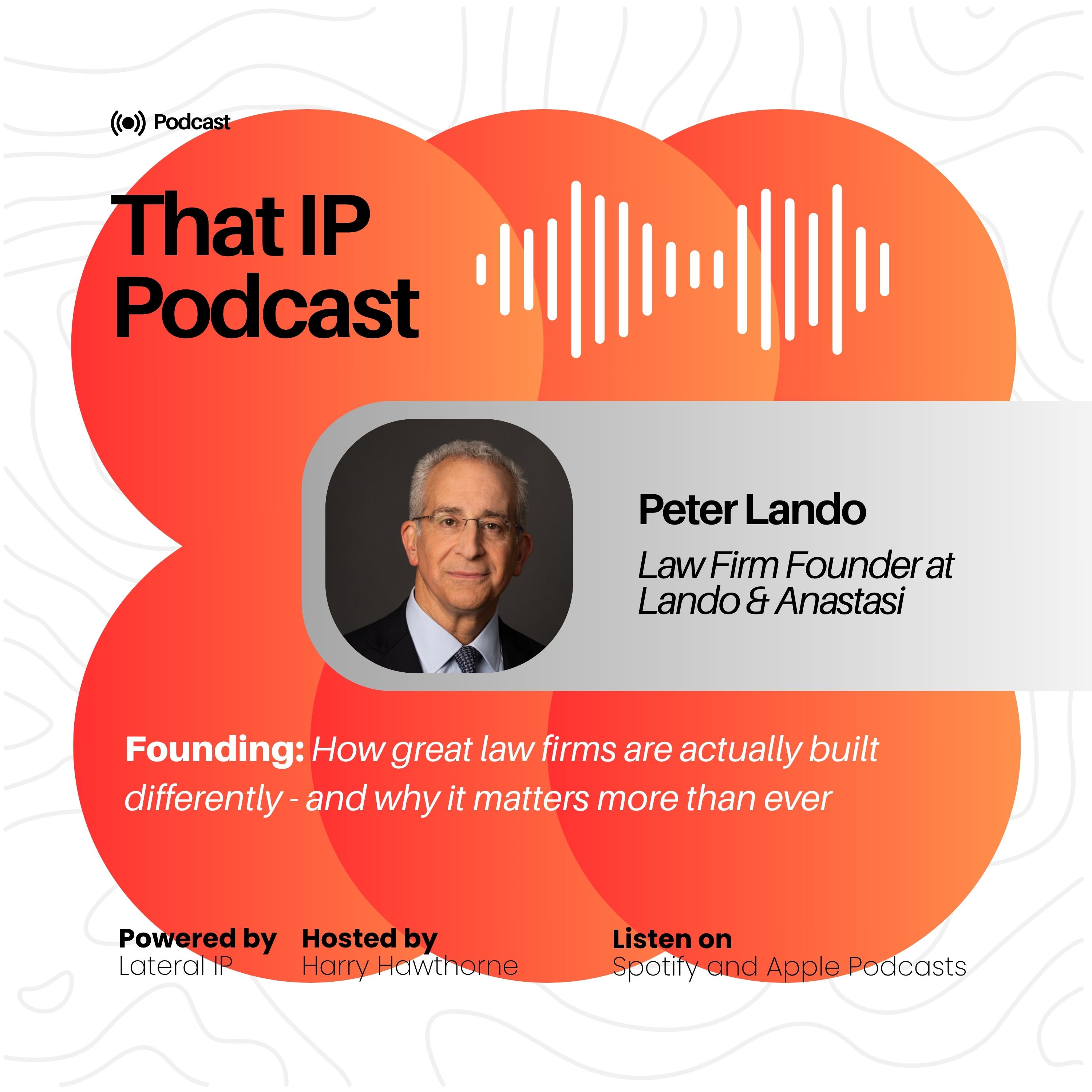 Episode 9: Peter Lando - Law Firm Founder at Lando & Anastasi episode artwork
