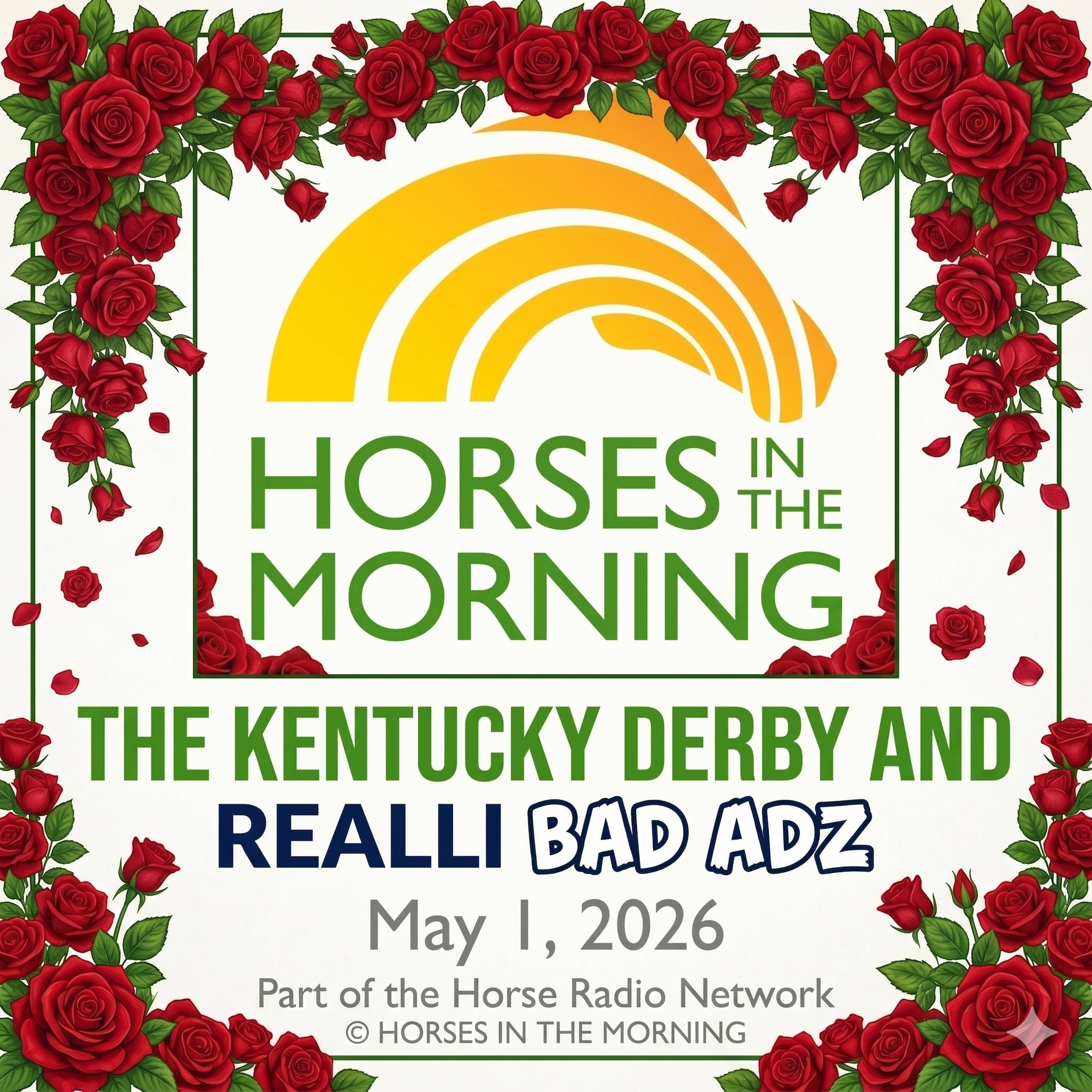 The Kentucky Derby And Realli BAD Adz for May 1, 2026 - Horses in the Morning