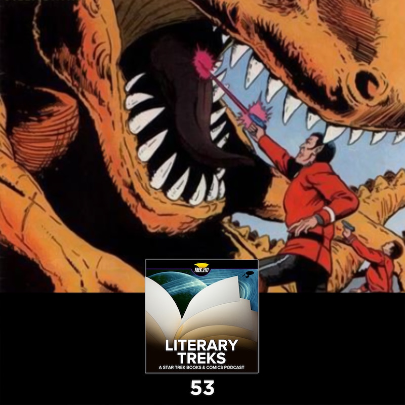 Artwork for podcast Literary Treks: A Star Trek Books and Comics Podcast