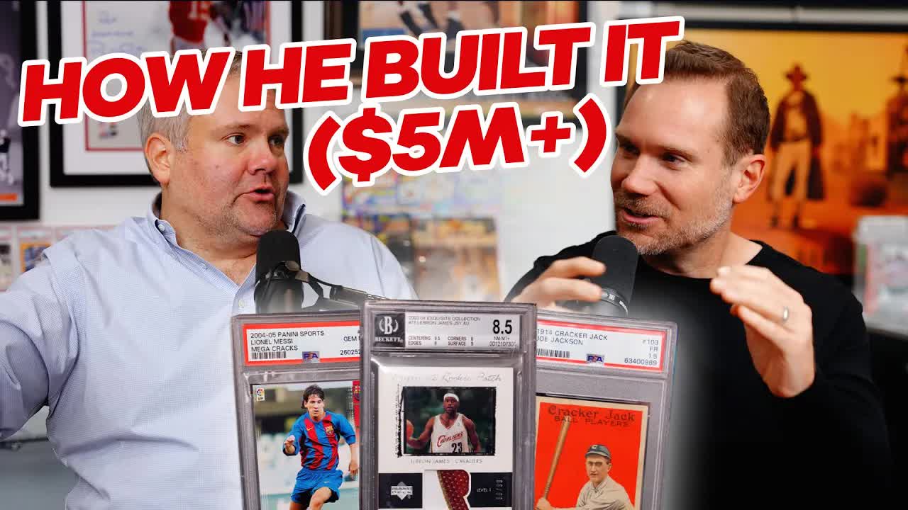 How He Built a $5+ Million Dollar Card Collection by FLIPPING and INVESTING! (Patrick Ryan)