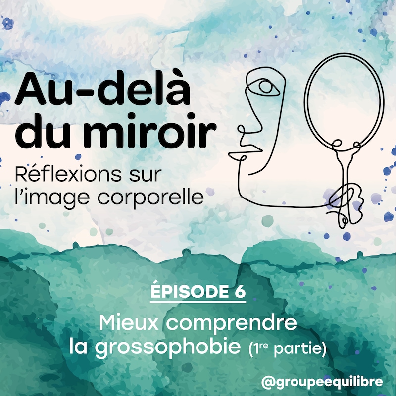 Artwork for podcast Au-delà du miroir : réflexions sur l'image corporelle