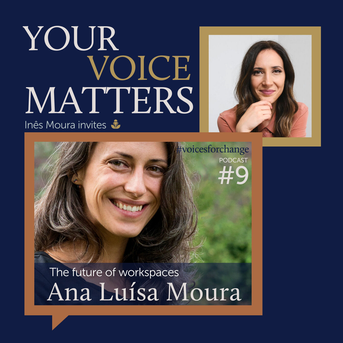 Artwork for podcast Your Voice Matters - by Inês Moura