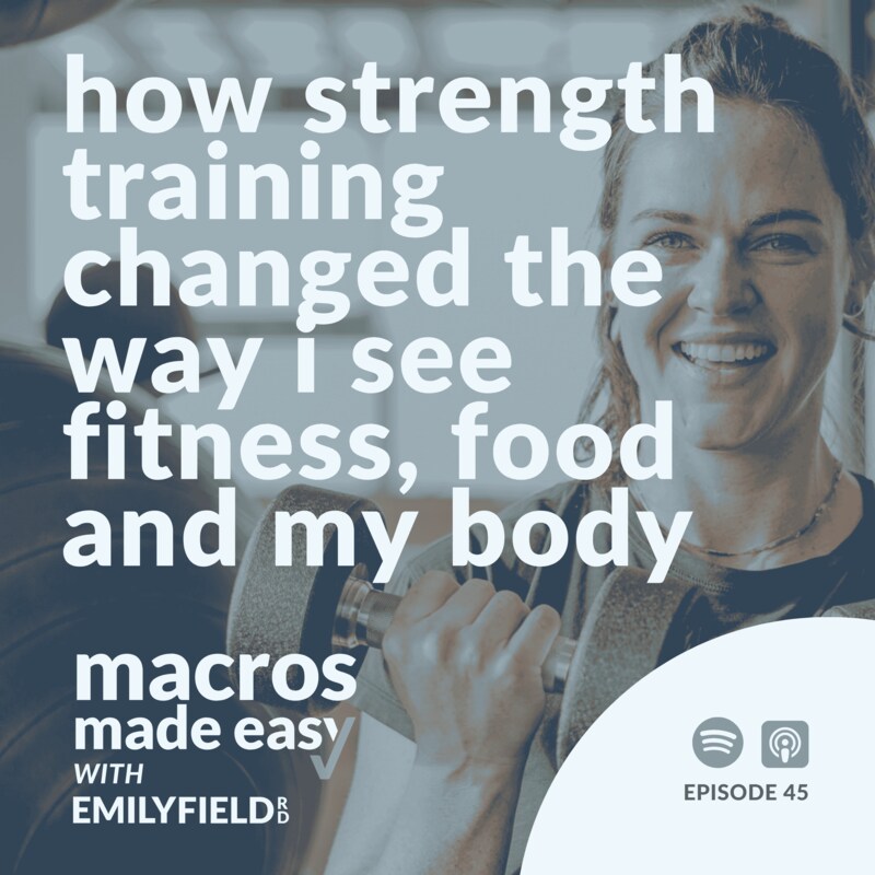 Artwork for podcast Macros Made Easy with Emily Field RD