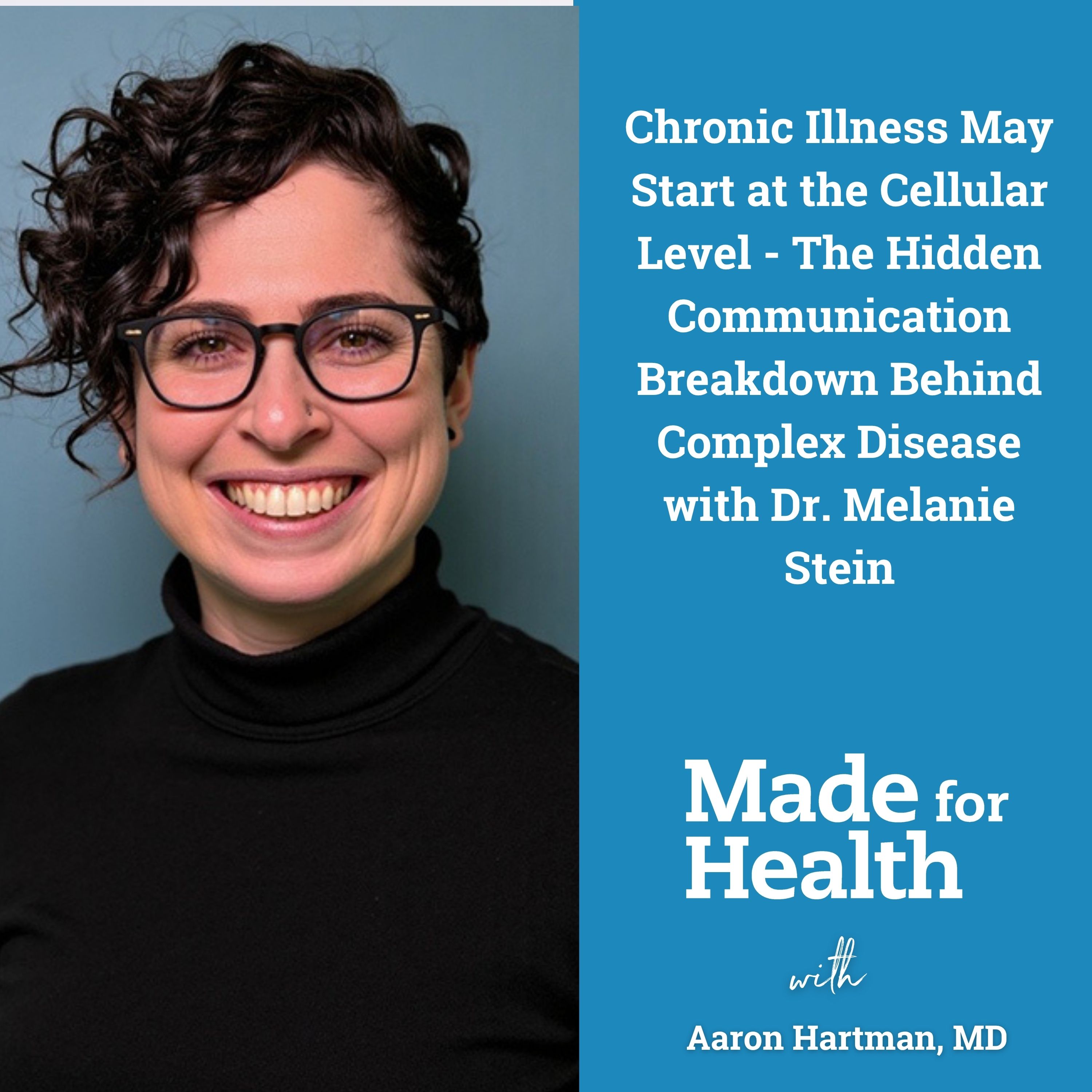 Chronic Illness May Start at the Cellular Level – The Hidden Communication Breakdown Behind Complex Disease with Dr. Melanie Stein | Chronic Illness | E161 episode artwork