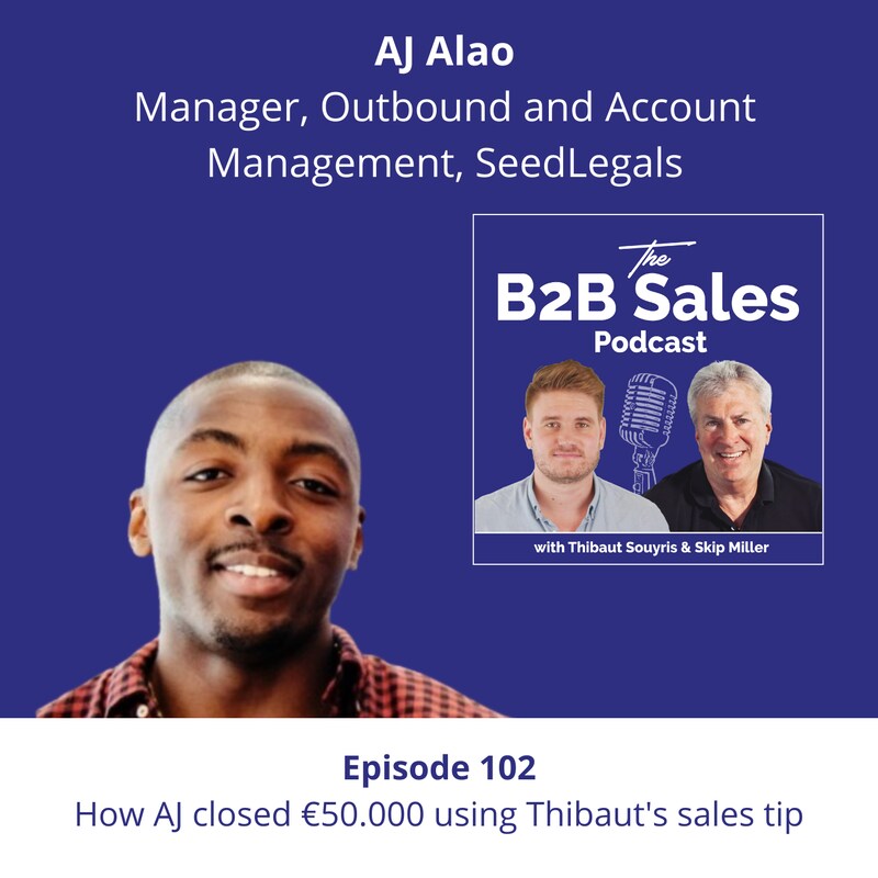 Artwork for podcast The B2B Sales Podcast