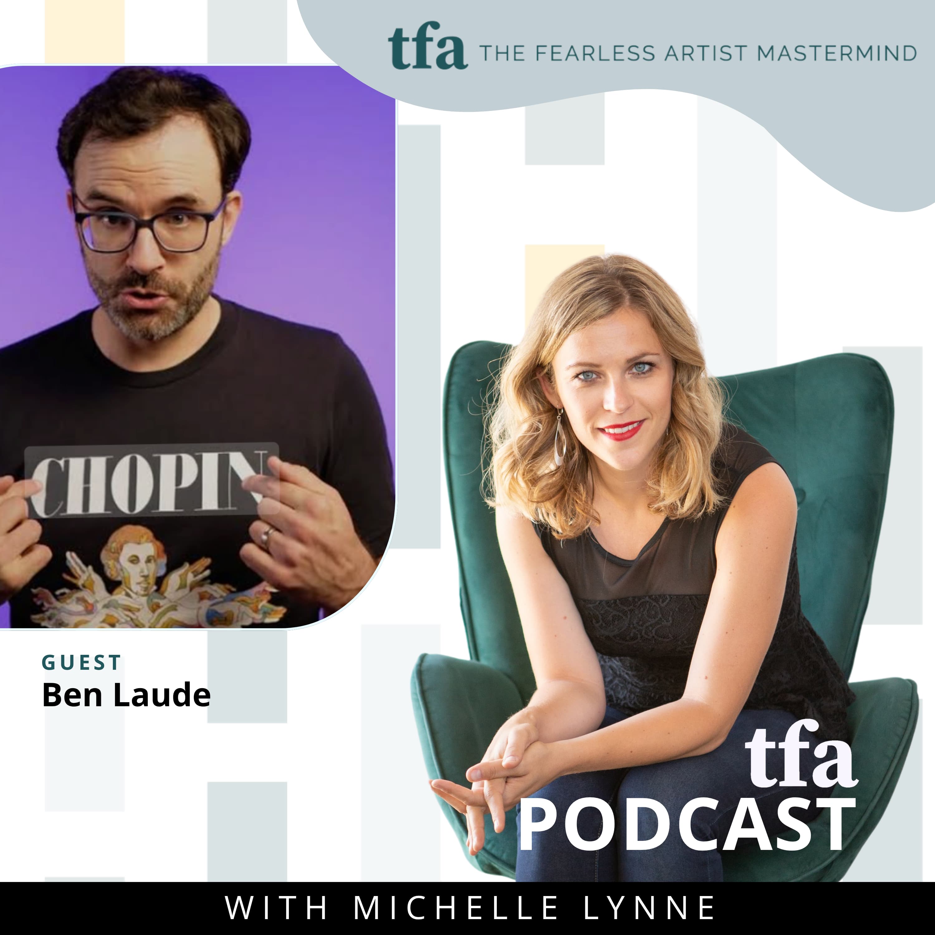 How to blow up your YouTube channel and create a new career path with The Chopin Pod creator Ben Laude episode artwork