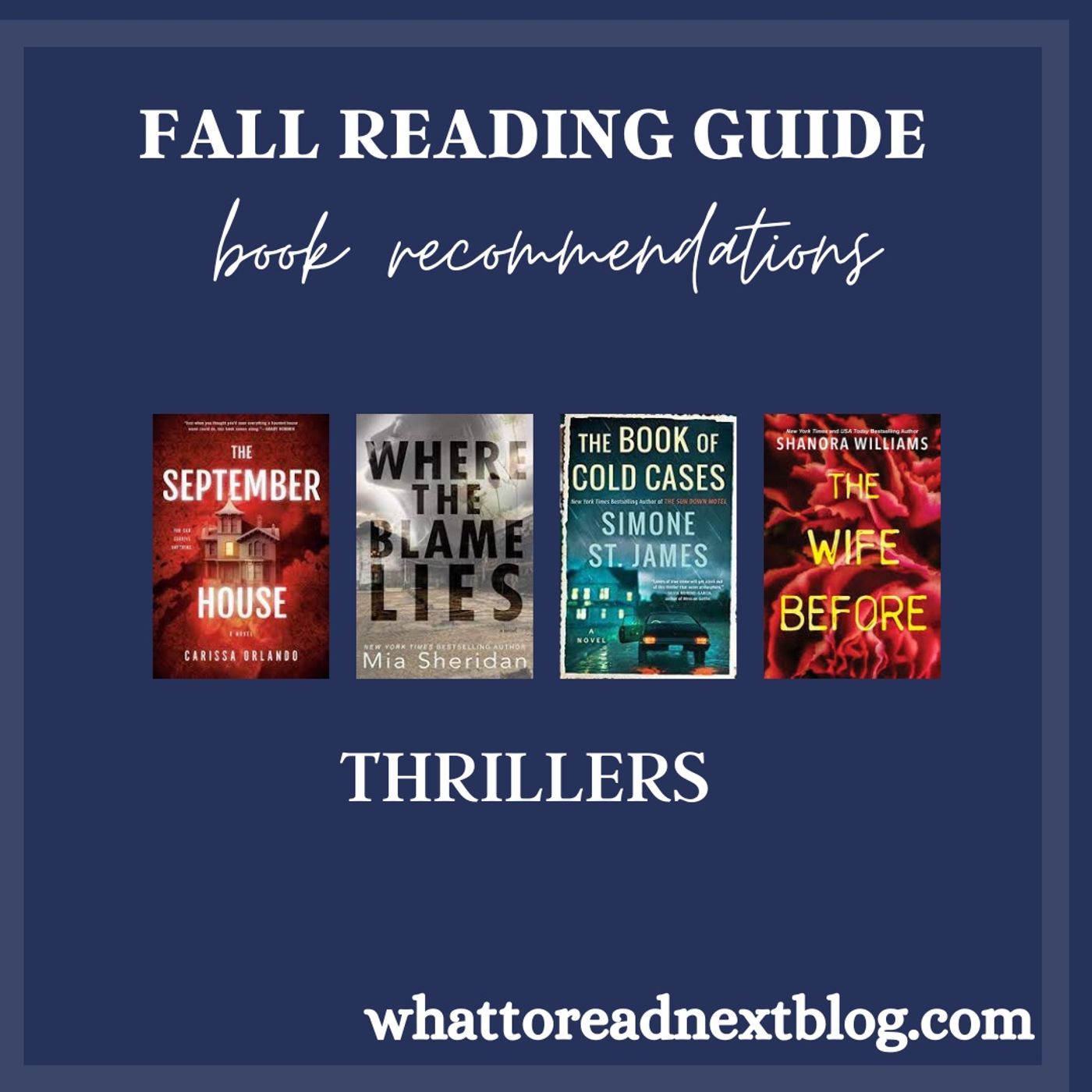 Thrillers for Your Fall Reading List