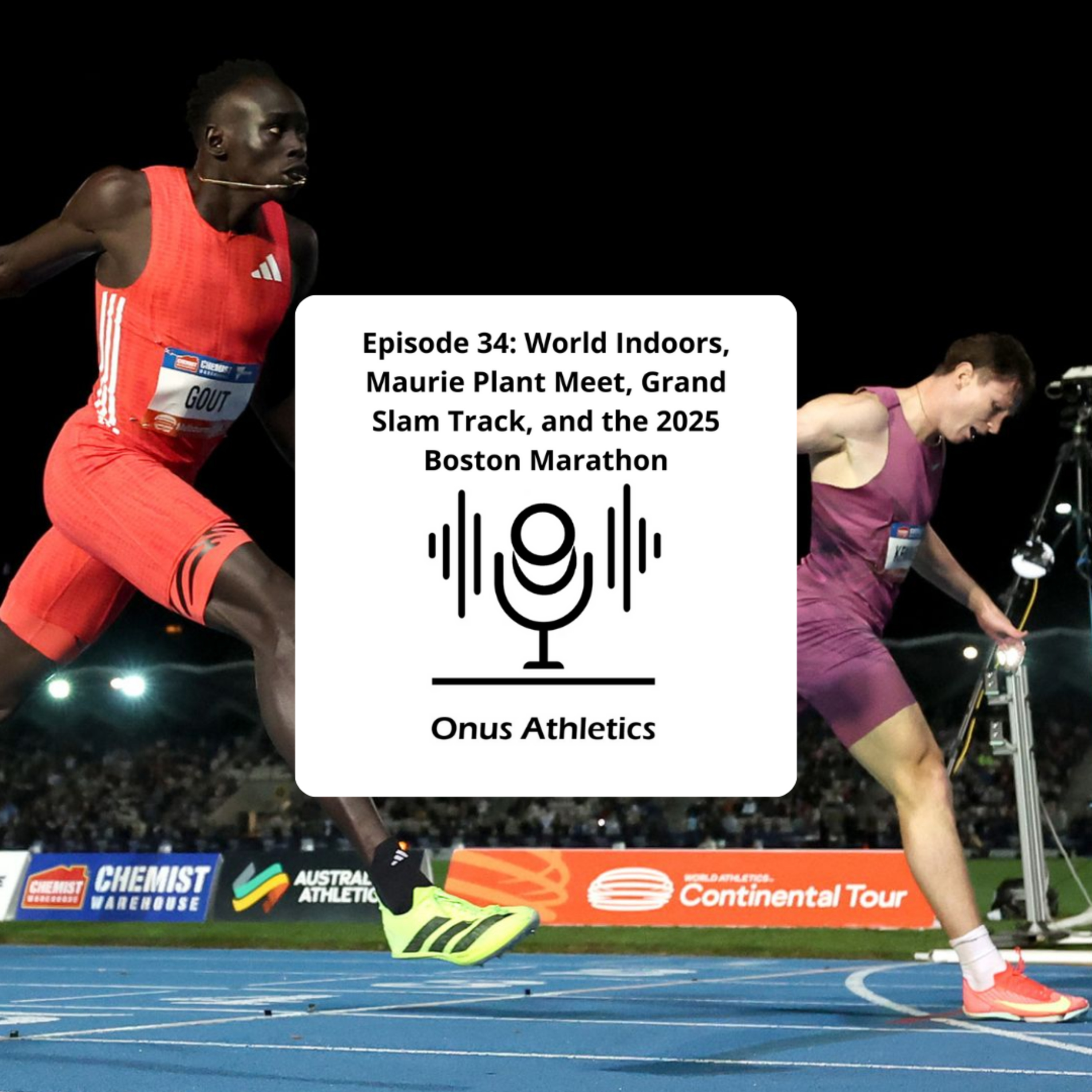 Episode 34: World Indoors, Maurie Plant Meet, Grand Slam Track, and the 2025 Boston Marathon