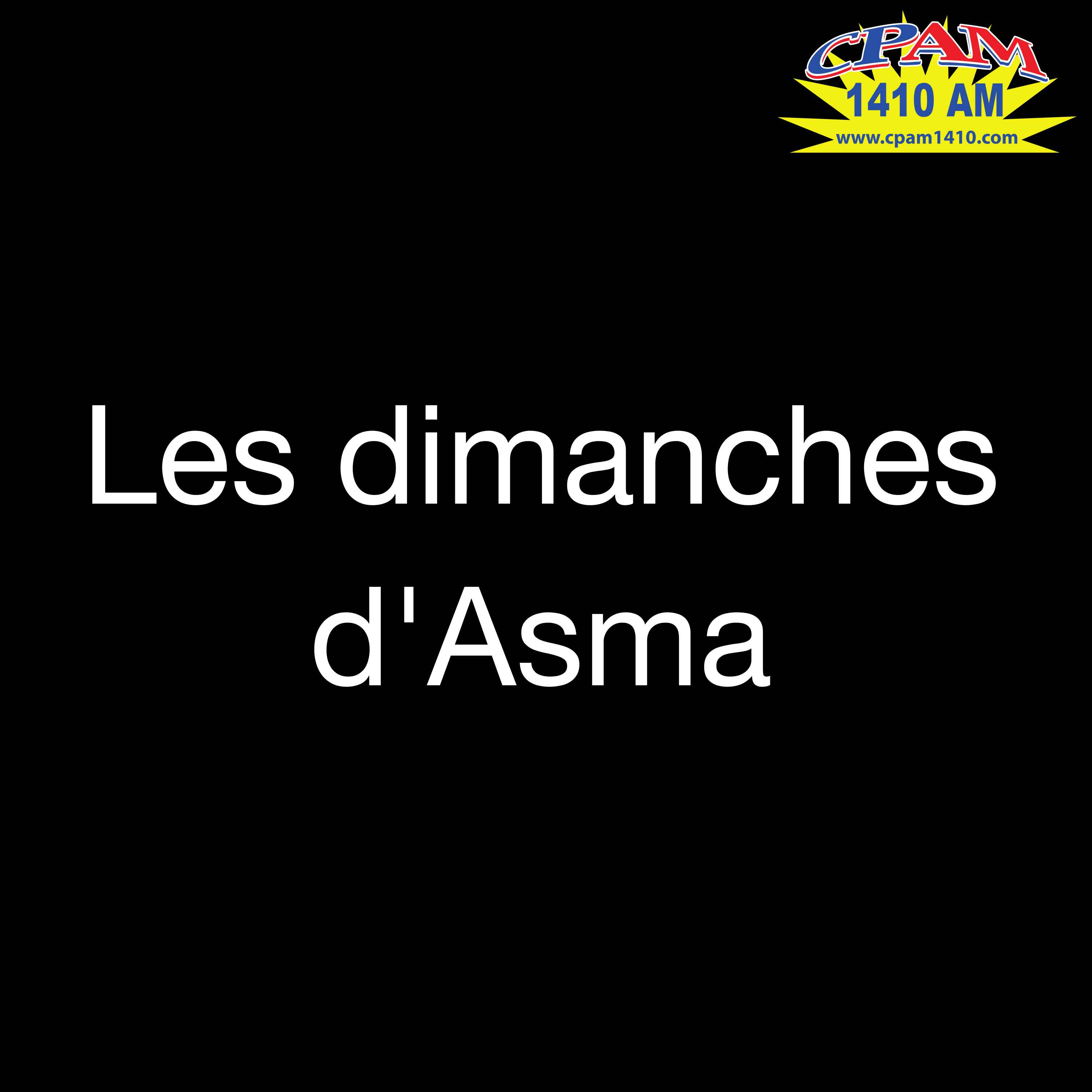Show artwork for Les dimanches d'Asma  émission animée par Asma Heurtelou