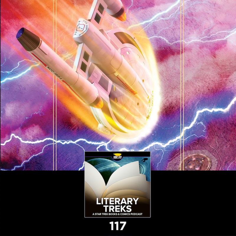 Artwork for podcast Literary Treks: A Star Trek Books and Comics Podcast