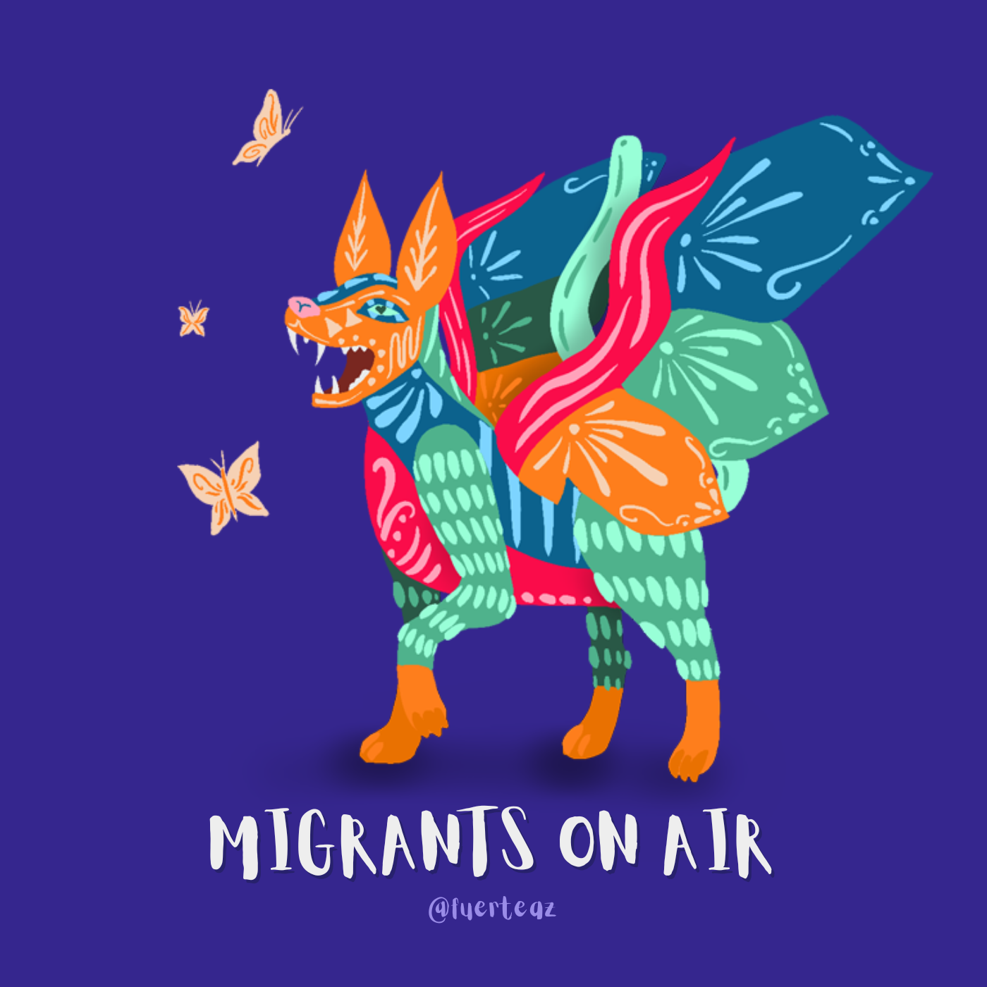 Migrants On Air's artwork
