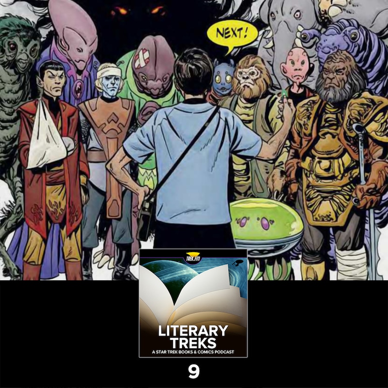 Artwork for podcast Literary Treks: A Star Trek Books and Comics Podcast