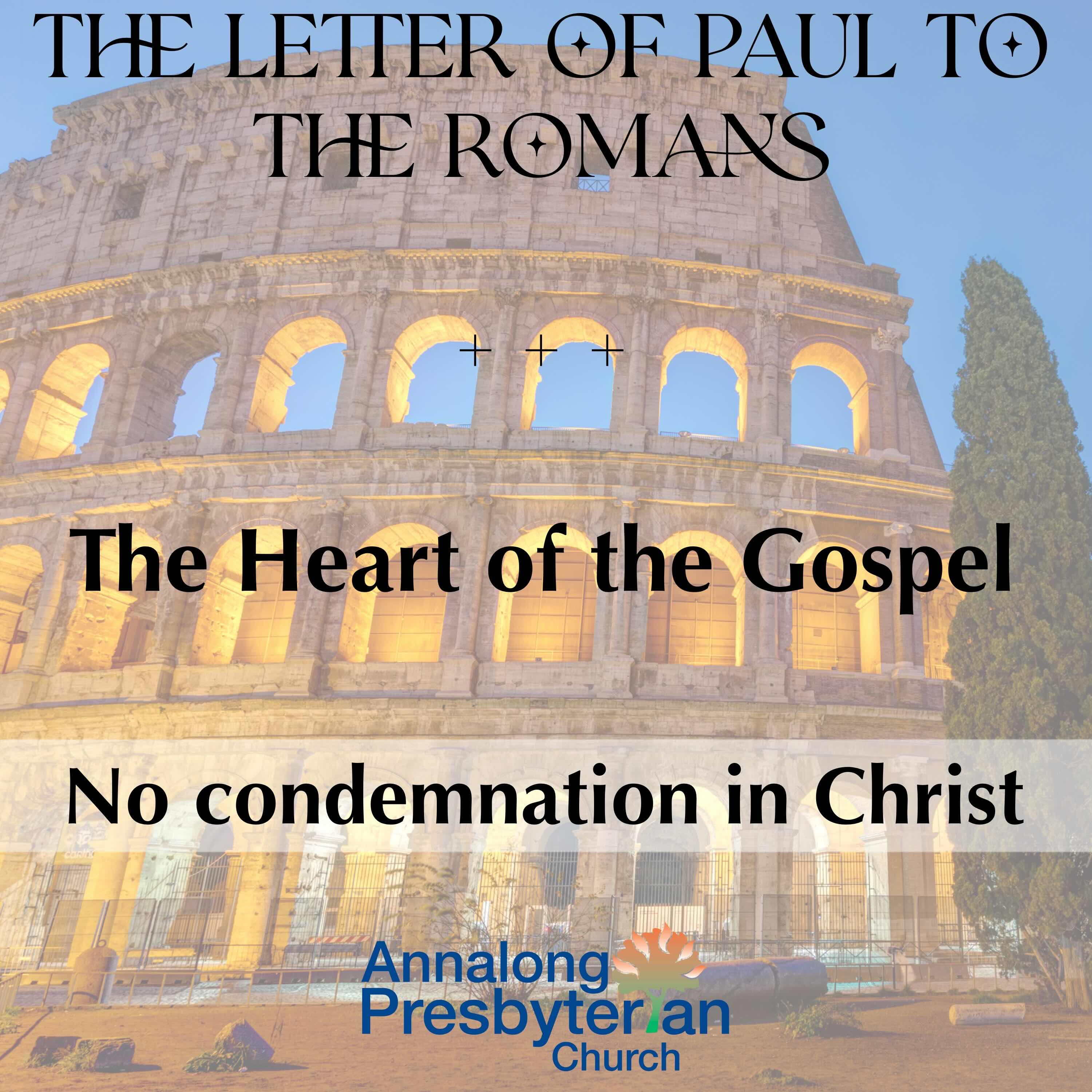 No condemnation in Christ episode artwork