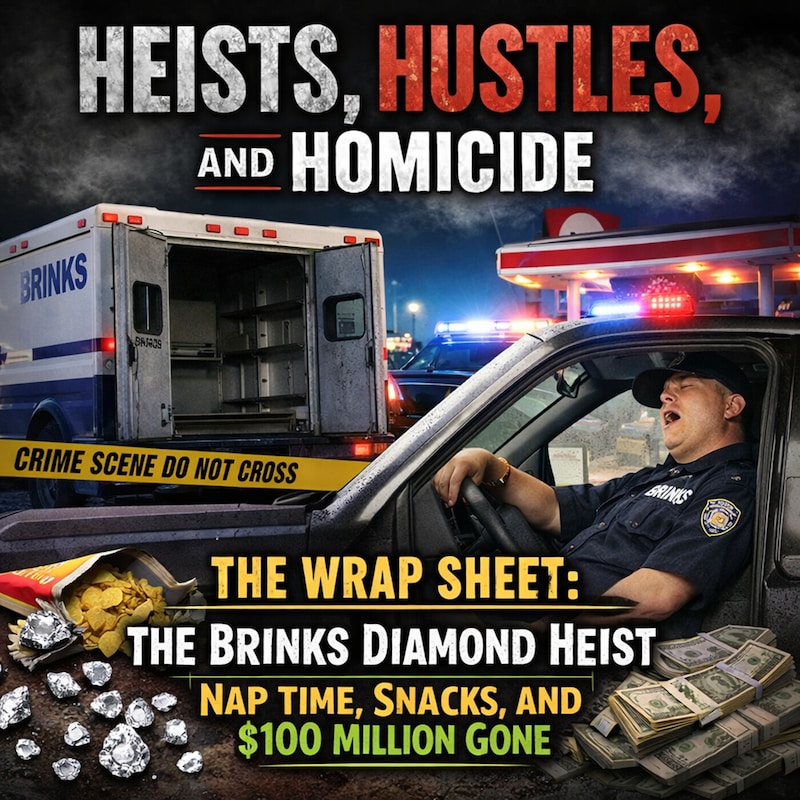 Artwork for podcast Heists, Hustles, and Homicide