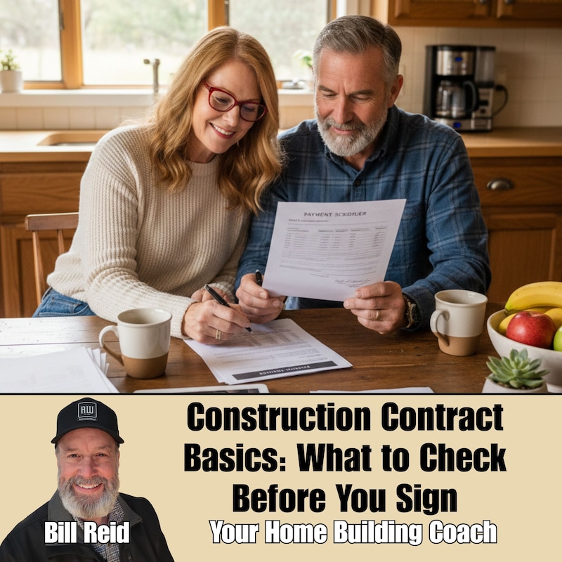 Artwork for podcast Your Home Building Coach with Bill Reid