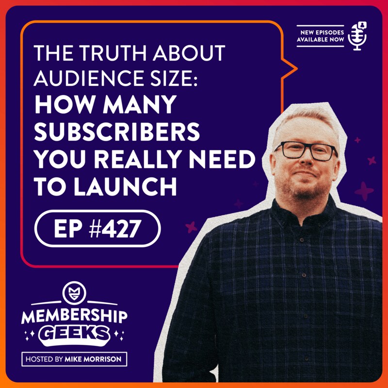 Artwork for podcast Membership Geeks Podcast with Mike Morrison