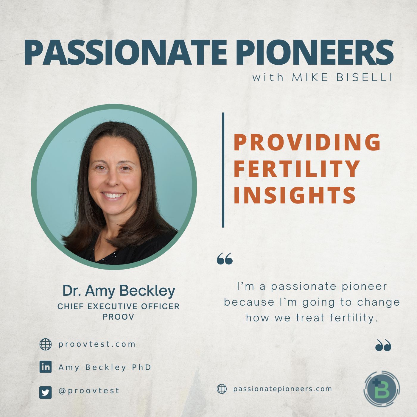 Providing Fertility Insights with Dr. Amy Beckley