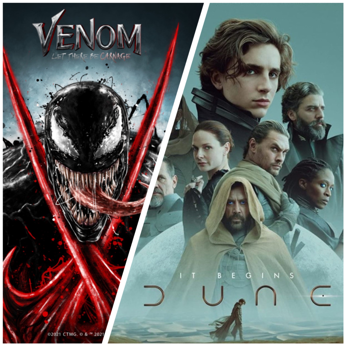 Venom and Dune Review + other TV shows - مراجعة فيلم فينوم وديون ومجموعة أعمال تانية