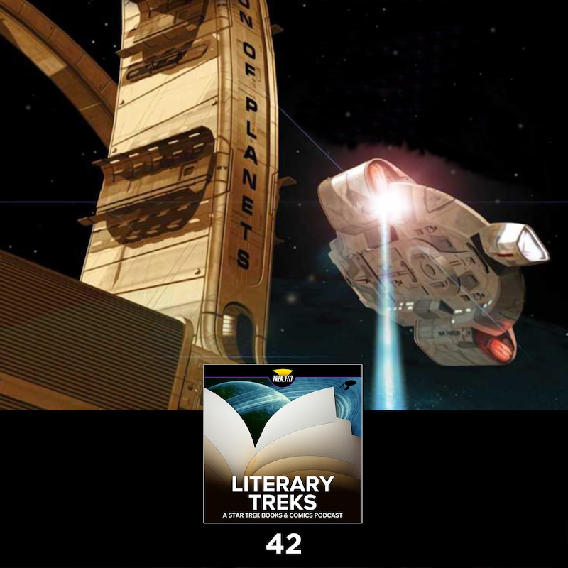 Artwork for podcast Literary Treks: A Star Trek Books and Comics Podcast