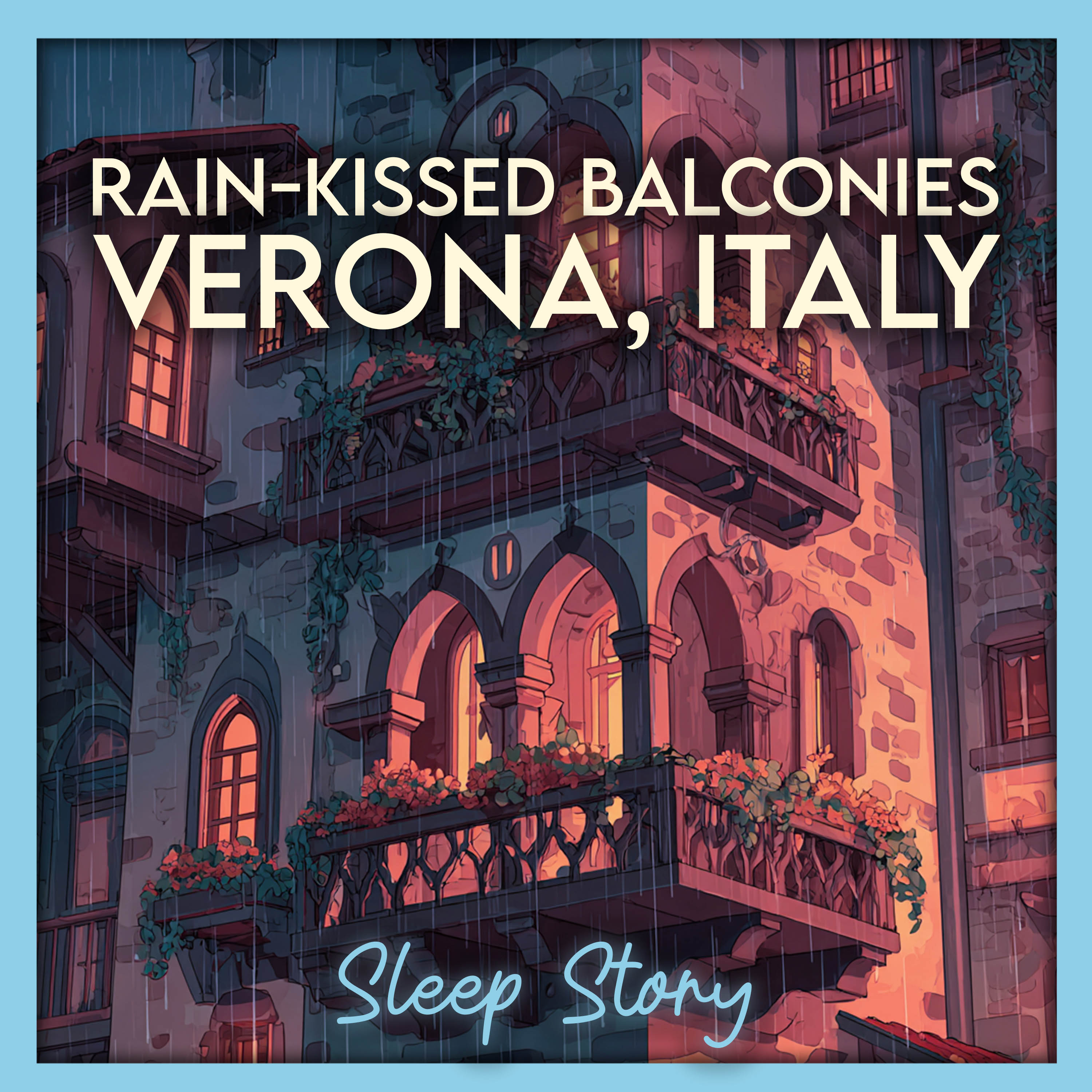 The Hush of Ancient Verona — A Rainy Night Sleep Story for Adults