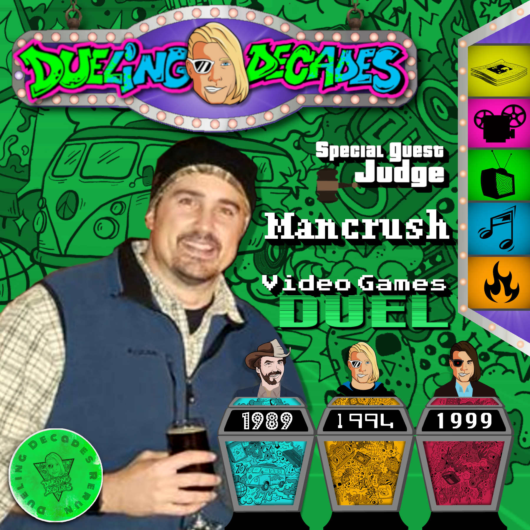 Mancrush judges this throwback triple threat video game battle between 1989, 1994 and 1999!