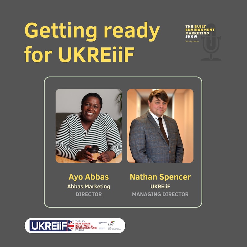 Artwork for podcast The Built Environment Marketing Show:  marketing strategies and tactics for architects and engineers