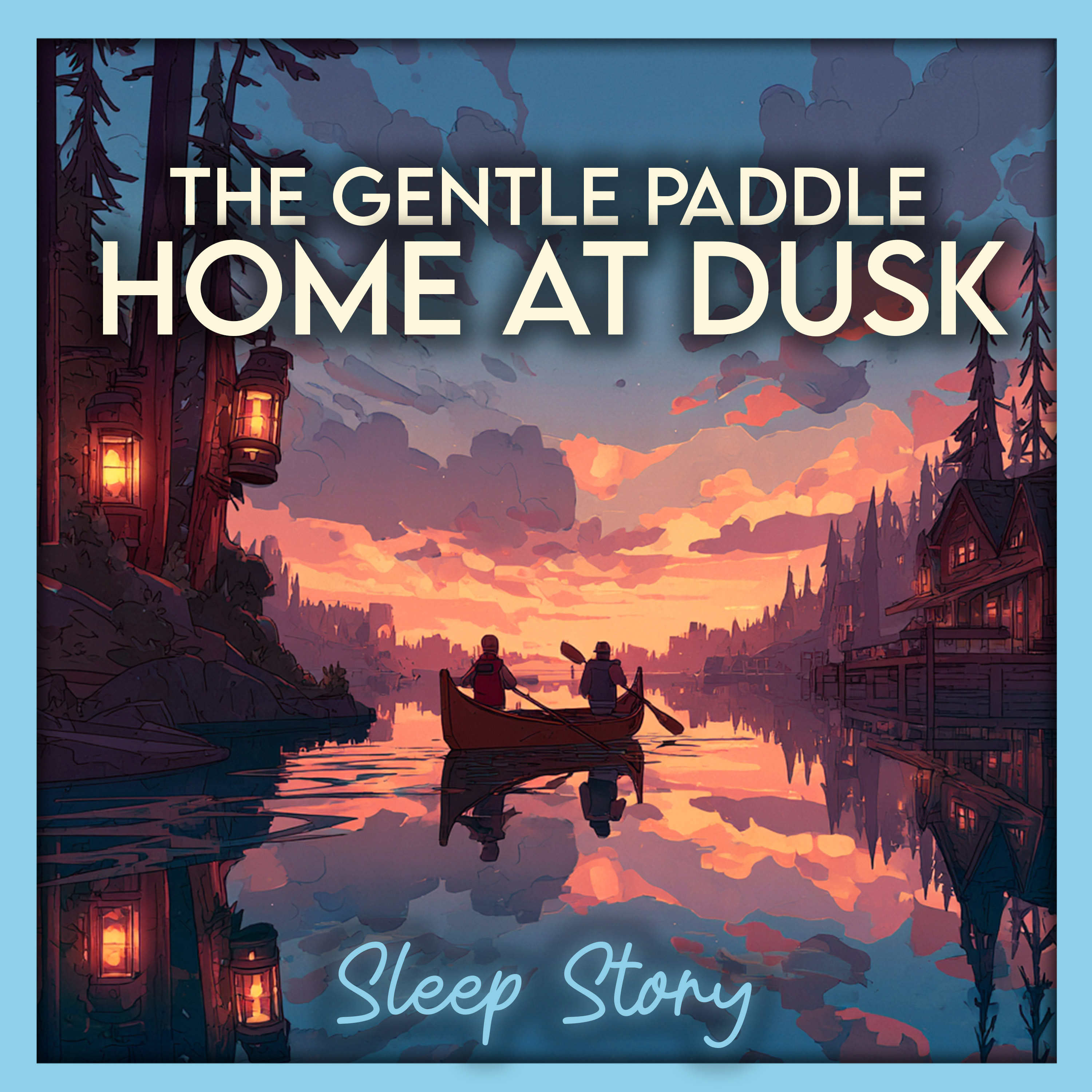 ASMR Sleep Story for Adults | Guided Sleep Story for Grown Ups | Peaceful Canoe Journey Home for Stress Relief and Deep Sleep