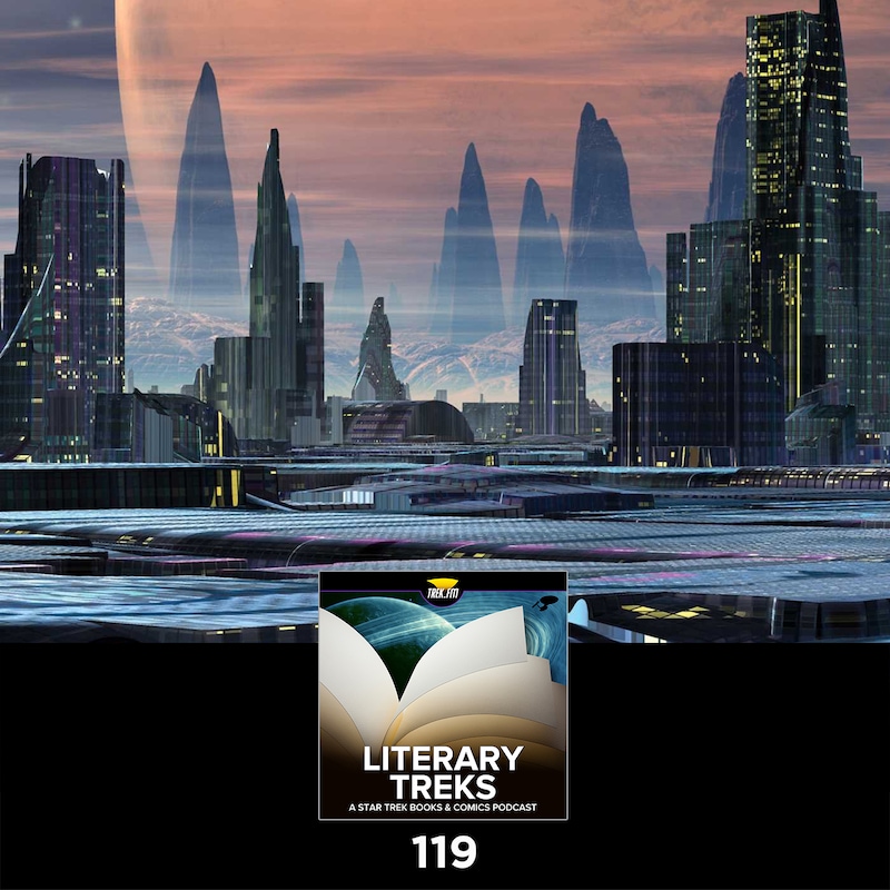 Artwork for podcast Literary Treks: A Star Trek Books and Comics Podcast