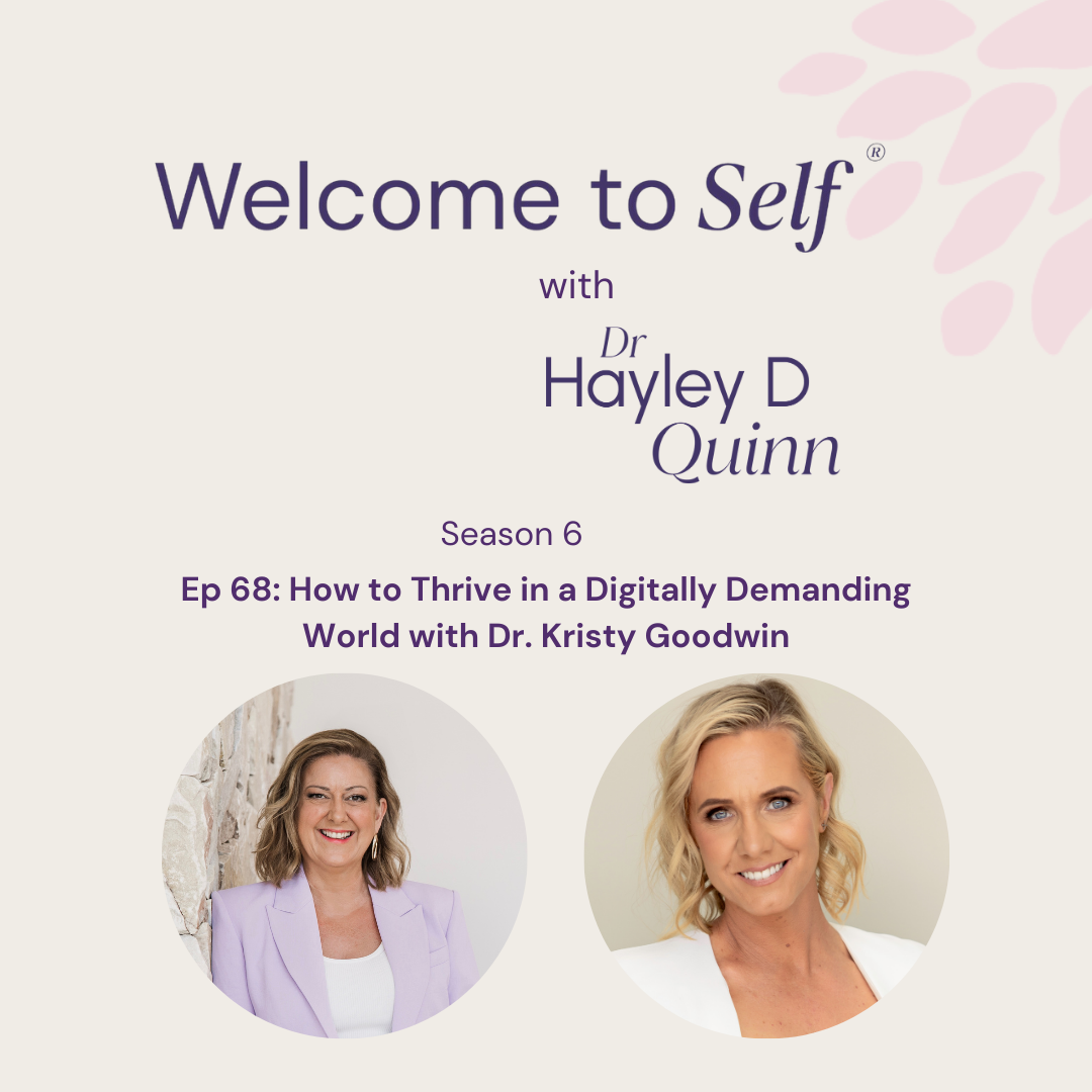 Episode #68 How to Thrive in a Digitally Demanding World with Dr Kristy Goodwin episode artwork