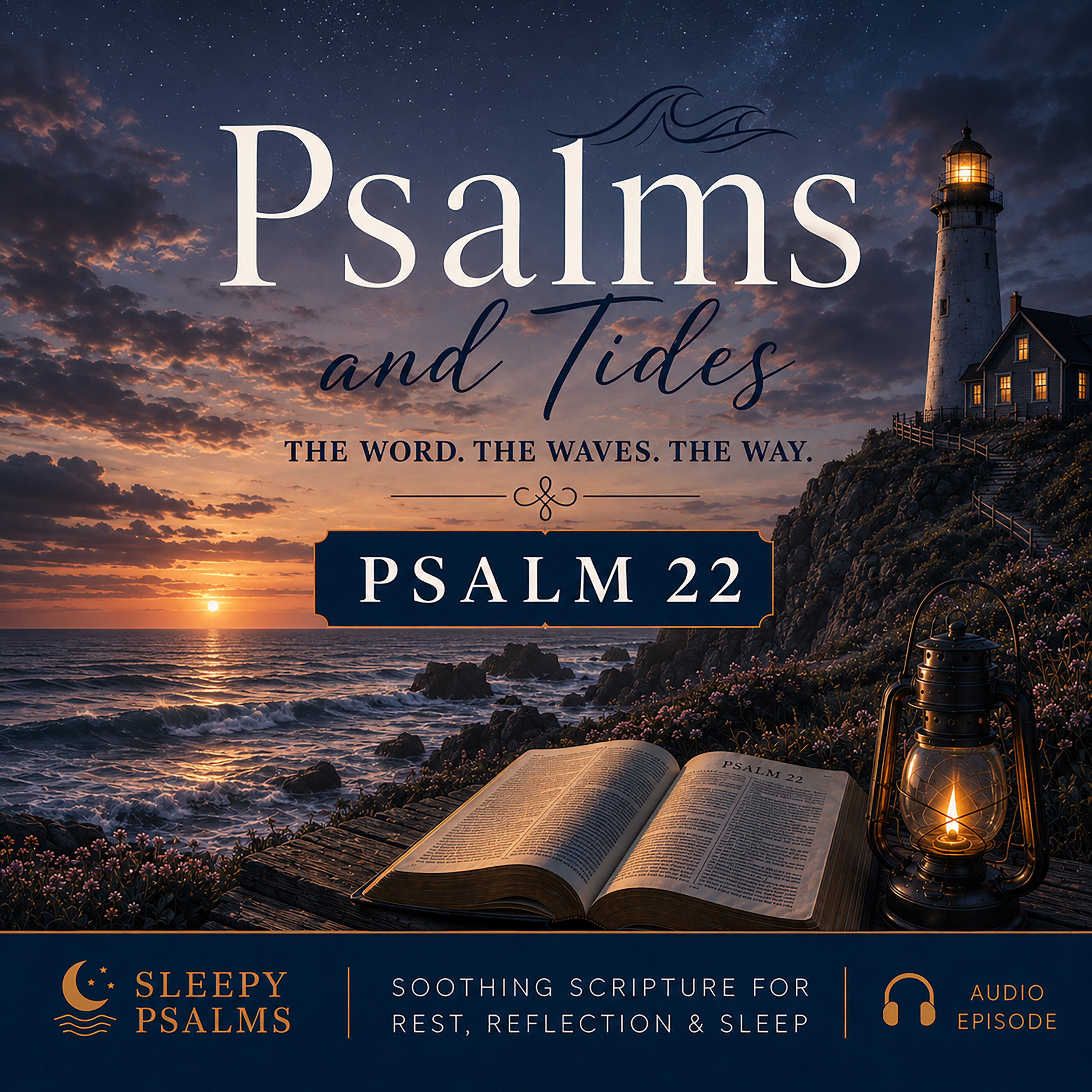 Psalm 22 with Ocean Waves | Psalms and Tides