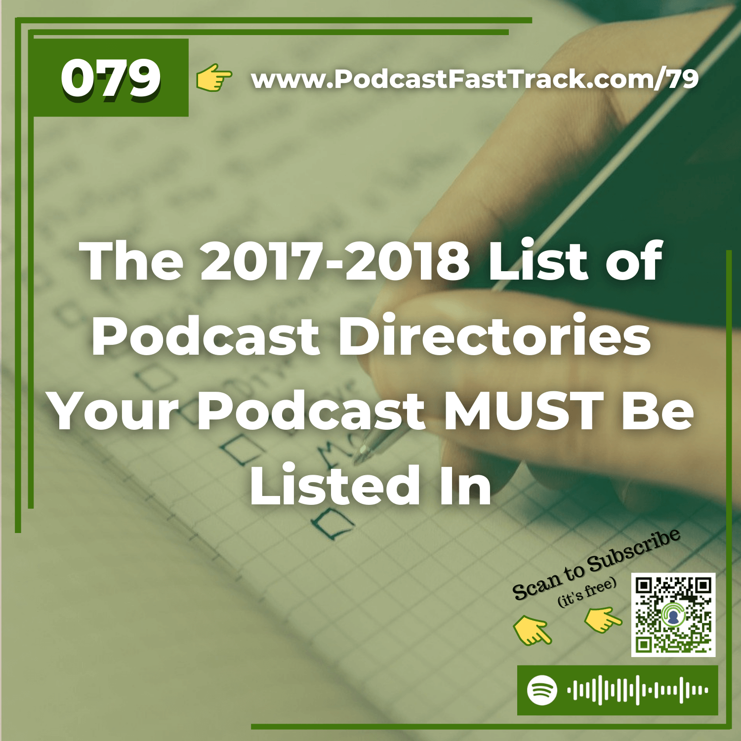 79: The 2017-2018 List of Podcast Directories Your Podcast MUST Be Listed In