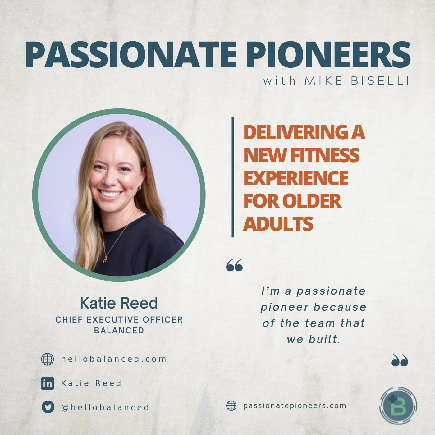 Delivering a New Fitness Experience for Older Adults with Katie Reed