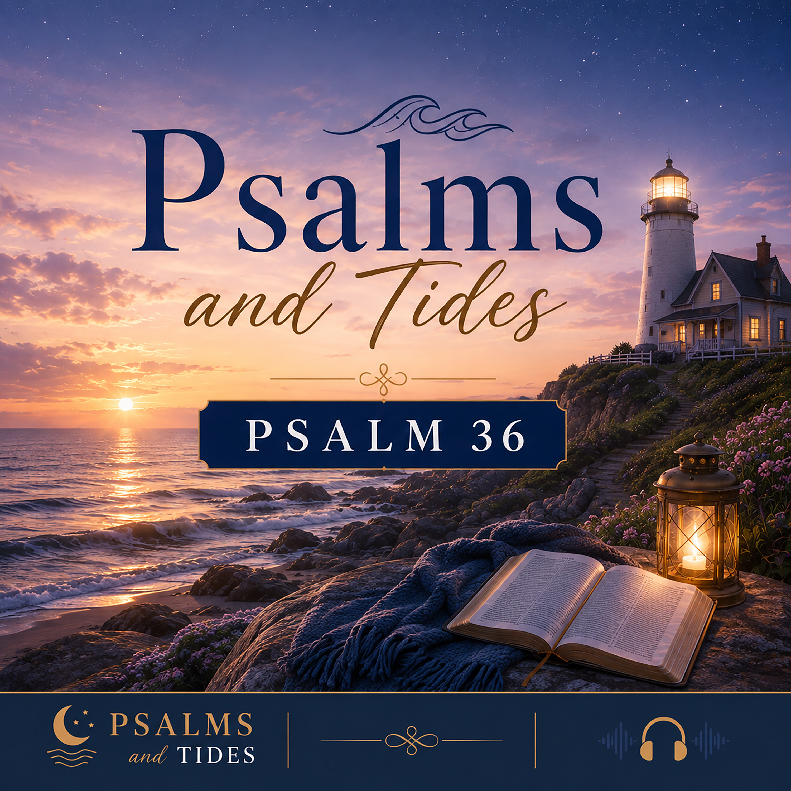 Psalm 36 with Ocean Waves | Psalms and Tides